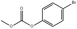 Carbonic acid methyl(p-bromophenyl) ester Structure