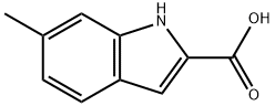 6-メチル-1H-インドール-2-カルボン酸 化学構造式