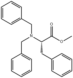 N,N-ジベンジル-L-フェニルアラニンメチル 化学構造式