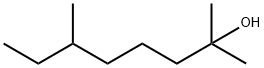 2，6-ジメチルオクタン-2-オール 化学構造式
