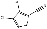 3,4-ジクロロ-5-シアノイソチアゾール 化学構造式