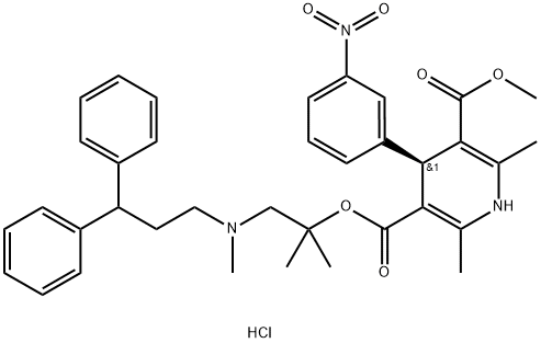 (S)-Lercanidipine Hydrochloride Struktur