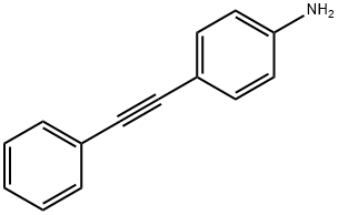 (p-Aminophenyl)phenylacetylene Structure