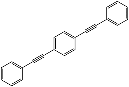 1,4-BIS(PHENYLETHYNYL)BENZENE Structure