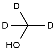 (1,1,1-2H3)メタノール 化学構造式