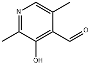 3-HYDROXY-2,5-DIMETHYLPYRIDINE-4-CARBOXALDEHYDE Struktur