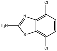 2-Benzothiazolamine,4,7-dichloro-(9CI) Struktur