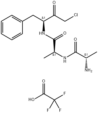 ALA-ALA-PHE-CHLOROMETHYLKETONE TFA Struktur