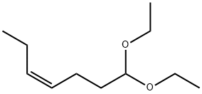 CIS-4-HEPTENAL DIETHYL ACETAL Structure