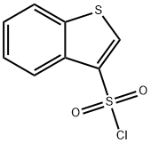 1-ベンゾチオフェン-3-スルホニルクロリド 化学構造式
