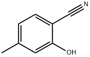 2-HYDROXY-4-METHYL-BENZONITRILE 化学構造式