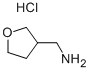 3-(アミノエチル)テトラヒドロフラン 塩酸塩 化学構造式