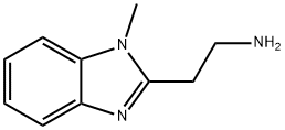 2-(1-メチル-1H-ベンズイミダゾール-2-イル)エタンアミン 化学構造式