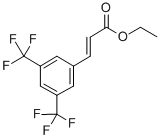 3,5-双(三氟甲基)肉桂酸乙酯,184969-49-1,结构式