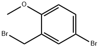 4-溴-2-溴甲基-1-甲氧基苯 结构式