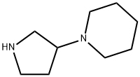 1-(3-ピロリジニル)ピペリジン DIHYDROCHLORIDE 化学構造式