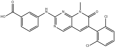PD173955|3-[[6-(2,6-二氯苯基)-7,8-二氢-8-甲基-7-氧代吡啶并[2,3-D]嘧啶-2-基]氨基]苯甲酸