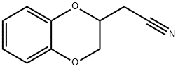 (2,3-二氢苯并[1,4]二恶烷-2-基)乙腈,18505-91-4,结构式
