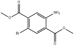 Dimethyl 2-Amino-5-bromoterephthalate Struktur