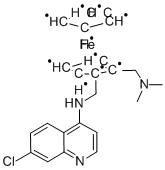 二茂铁氯喹, 185055-67-8, 结构式