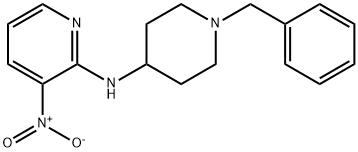 N-(1-Benzylpiperidin-4-yl)-3-nitropyridin-2-amine Struktur