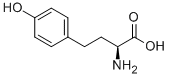 (S)-2-氨基-4-(4-羟基苯基)丁酸 结构式
