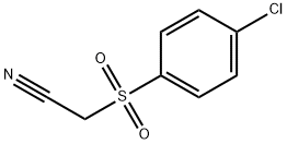 4-クロロフェニル シアノメチル スルホン 化学構造式