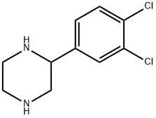 2-(3,4-二氯苯基)哌嗪化合物, 185110-06-9, 结构式
