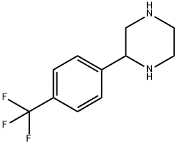 2-(4-TRIFLUOROMETHYL-PHENYL)-PIPERAZINE Struktur