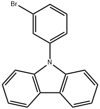 9-(3-bromophenyl)carbazole Struktur