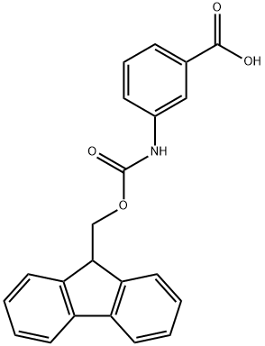 FMOC-3-氨基苯甲酸 结构式
