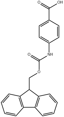 FMOC-4-アミノ安息香酸 化学構造式