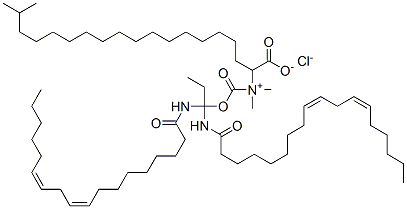 异硬脂醇二聚亚油酰胺丙基甜菜碱氯化物, 185123-37-9, 结构式