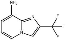 IMidazo[1,2-a]pyridin-8-aMine, 2-(trifluoroMethyl)- Structure