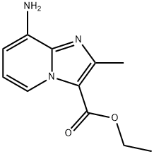 ethyl 8-amino-2-methylimidazo[1,2-a]pyridine-3-carboxylate Structure