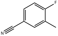4-フルオロ-3-メチルベンゾニトリル 化学構造式