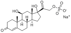 hydrocortisone 21-(sodium sulphate)  Structure