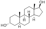 5a-Androstane-3a,17b-diol Structure