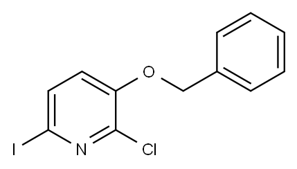 3-BENZYLOXY-2-CHLORO-6-IODOPYRIDINE Struktur