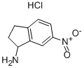 1-AMINO-6-NITROINDAN HYDROCHLORIDE Structure