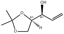 (3R,4S)-4,5-ISOPROPYLIDENE PENT-2-EN-3-OL Structure