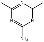 2-氨基-4,6-二甲基-1,3,5-三嗪, 1853-90-3, 结构式