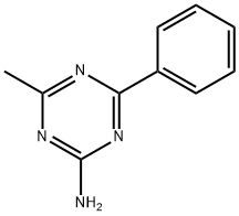 2-氨基-4-甲基-6-苯基-1,3,5-三嗪 结构式