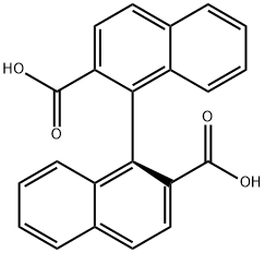 S-1,1'-BINAPHTHYL-2,2'-DICARBOXYLIC ACID Structure