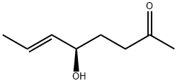 6-Octen-2-one, 5-hydroxy-, [R-(E)]- (9CI) Structure