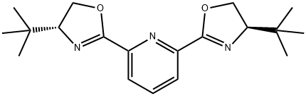 2,6-双[(4R)-4-叔丁基-2-唑啉基]吡啶,185346-17-2,结构式
