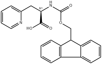 FMOC-D-2-PYRIDYLALANINE Structure