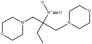 4,4'-(2-ethyl-2-nitropropane-1,3-diyl)bismorpholine Structure