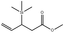 3-(三甲基硅烷基)-4-戊烯酸甲酯 结构式