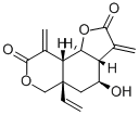 2H-Furo(2,3-f)(2)benzopyran-2,8(3H)-dione, 3a-beta,4,5,5a,6,9,9a-beta, 9b-alpha-octahydro-3,9-dimethylene-4-beta-hydroxy-5a-beta-vinyl-, (+)-|